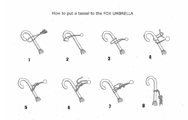 tassel to the fox umbrellas,フォックスアンブレラ